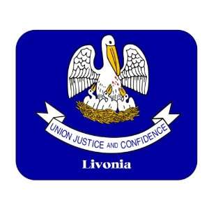  US State Flag   Livonia, Louisiana (LA) Mouse Pad 