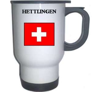  Switzerland   HETTLINGEN White Stainless Steel Mug 
