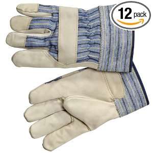 Steiner SPG02 Leather Palm Work Gloves, Top Grain Cowhide Palm 