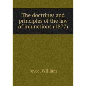  The doctrines and principles of the law of injunctions 