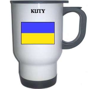  Ukraine   KUTY White Stainless Steel Mug Everything 