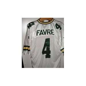  Green Bay Packers Replica Light Jersey   Favre: Sports 