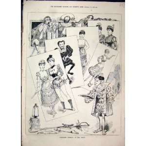   1879 Scenes Handsome Hernani Gaiety Theatre Old Print