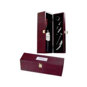  The Entertainer Collection   Five piece rosewood wine box 