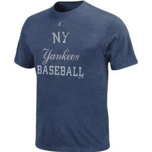   York Yankees Navy Market Value Heathered T Shirt: Sports & Outdoors