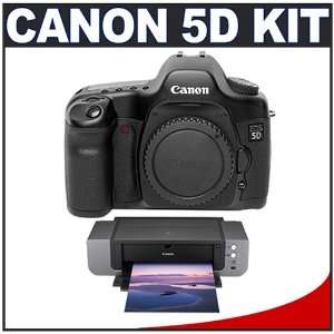  Canon EOS 5D 12.8MP Digital SLR Camera Body + Canon Pixma 