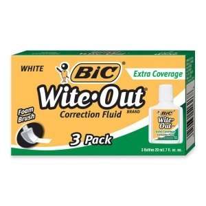  BIC Wite Out Extra Coverage Correction Fluid BICWOFEC324 