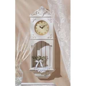  Wood Antique Wall Clock/shelf