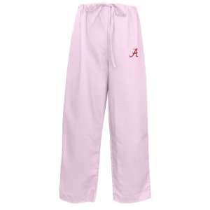  of Alabama Pink Scrubs Pants DRAWSTRING BOTTOMS Sz MED  Alabama 
