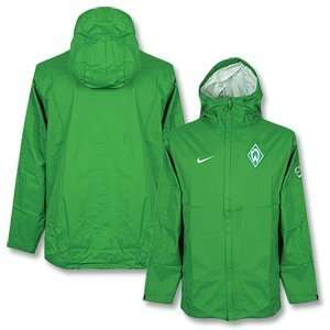  09 10 Werder Bremen Basic Rainjacket   Green Sports 