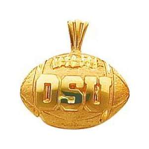  14K Gold Ohio State University OSU Football Charm New 