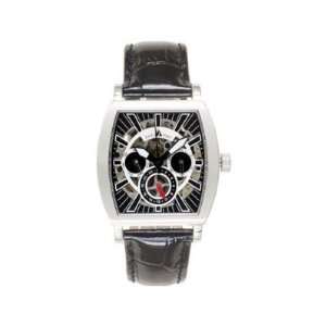   Skeleton Watch with Leather Strap. Model: 843332003314: Watches