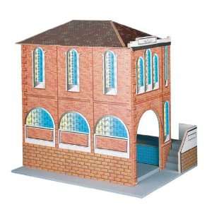    Dollhouse Miniature Ready To Play® Firehouse Kit Toys & Games