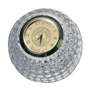  Michigan State   Golf Ball Clock   Gold