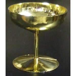 Party Accessories  2 Gold Champagne Glasses  Kitchen 