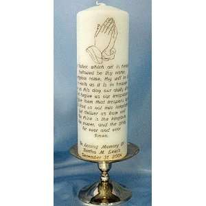  Memorial Candle   Lords Prayer