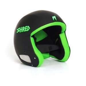 Shred Schwartz Black Brain Bucket Race Helmet  Sports 