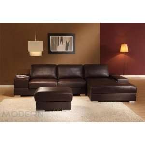  Modern Sectional Sofa C New York Brown