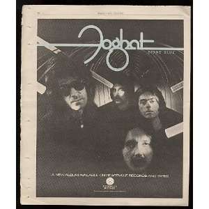  1978 Foghat Stone Blue Album Promo Print Ad (Music 