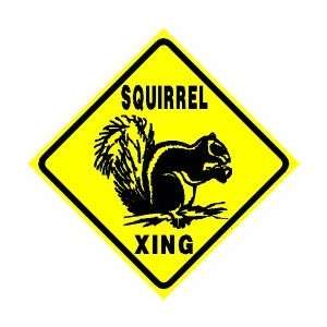  SQUIRREL CROSSING sign * street animal zoo: Home & Kitchen