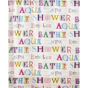  Creative Bath Products Inc. S1068MULT Shower Words Shower 