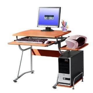 Compact Computer Desk Cart(Graphite Color)