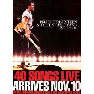 Bruce Springsteen   Posters   Limited Concert Promo