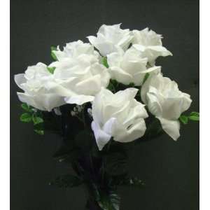    Tanday (White) Veined Rose Wedding Bouquet 