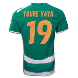 PUMA Soccer Jersey PUMA Yaya Toure Ivory Coast Away Replica Soccer 