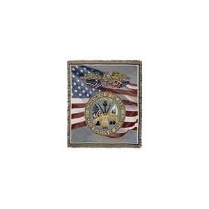  United States of America Army Tapestry Afghan Throw Blanket 50 