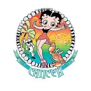  Betty Boop Zodiac Cancer Cross Stitch Chart Arts, Crafts 
