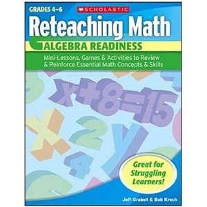  SC 9780439529662 Reteaching Math Algebra Readiness: Toys & Games