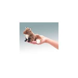   : Plush Fox Mini Finger Puppet By Folkmanis Puppets: Office Products