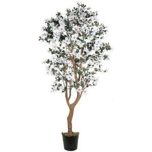    Exclusive By Nearly Natural 5 Ft Dogwood Silk Tree