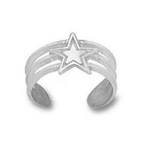    Dallas Cowboys Sterling Silver Star Toe Ring