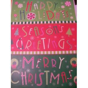  Christmas Window Clings ~ Happy Holidays, Seasons 