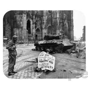 Cologne, Germany, 1945 Mouse Pad
