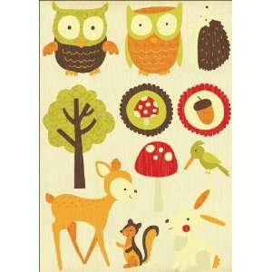   Printed Tiny Woods Layered Chipboard Arts, Crafts & Sewing