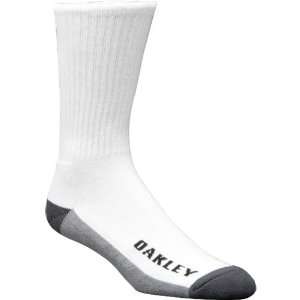  Oakley O Sports Blocked Crew Socks   3Pk / White / Size 10 