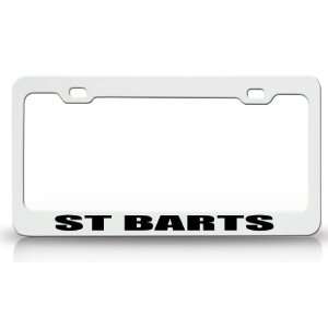 ST BARTS Country Steel Auto License Plate Frame Tag Holderv