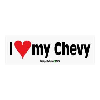  Love My Chevy   Refrigerator Magnets 7x2 in Automotive