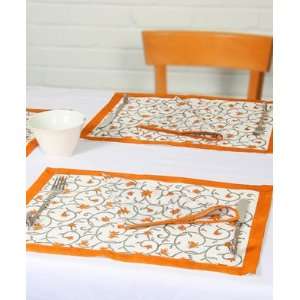  Grehom Table Place Mats (Set of 2)   Bell Flower 