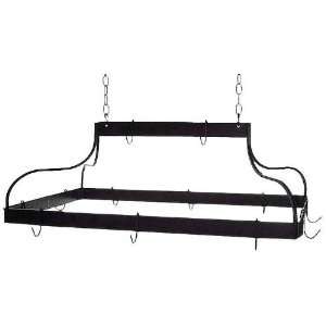  Grace Mediterranean Pot Rack with Hooks and Chain