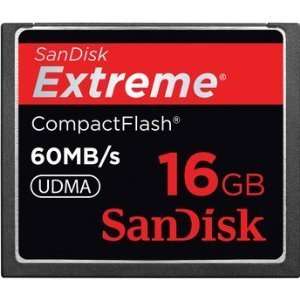  SanDisk 16GB 400X 60MB/s Extreme Compact Flash Card 