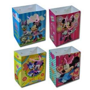    12 Pack Disney Minnie Mouse Large Party Gift Bags: Toys & Games