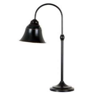  Fangio 25 inch Metal Table Lamp in a Gun Metal Finish with 