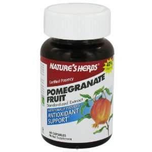  Natures Herbs Pomegranate Fruit Extract 60 Caps Health 