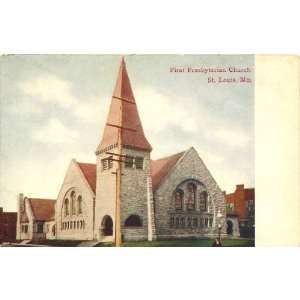   Postcard First Presbyterian Church St. Louis Missouri 