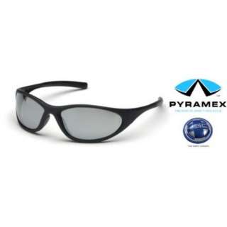 Pyramex Zone II Black Silver Mirror Safety Glasses  