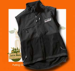 XL Xlarge HOYT Fleece Vest Stay Warm supporting bows Carbon Element 
